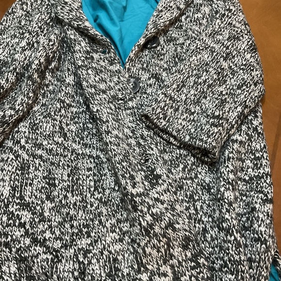 Pendleton Womans Gray Long Sleeve Collared Button Front Overcoat Size 1X Plus - Picture 14 of 15
